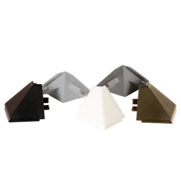 Vízzáró T külső sarok fekete