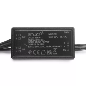 Led kapcsoló E mozgásérzékelős 12-24V fekete fekete