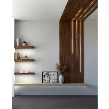   Led profil Pyxis csavarozható beépített ledszalaggal 23W 24V neutrális alu 29m