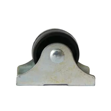 Görgő műanyag egyenes fekete 25/28 mm