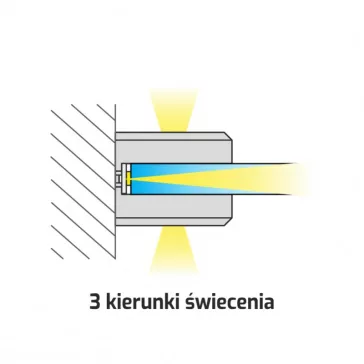 LED üvegpolc világítás 3D alu