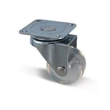 Gumis görgő talpas sima átlátszó 35mm