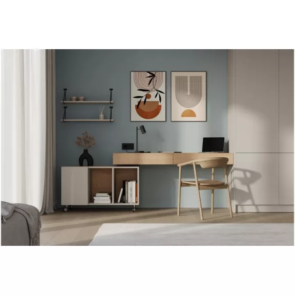 Gumis görgő talpas GIRA 60mm króm-fekete Króm-fekete 60mm