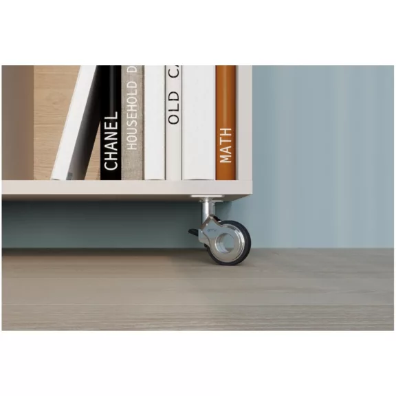 Gumis görgő talpas GIRA 60mm fékes Króm-fekete 60mm