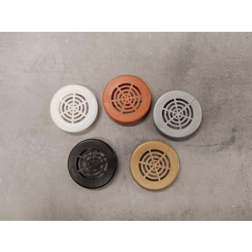 Szellőzőkarika műanyag 35/50 fehér 35/50mm