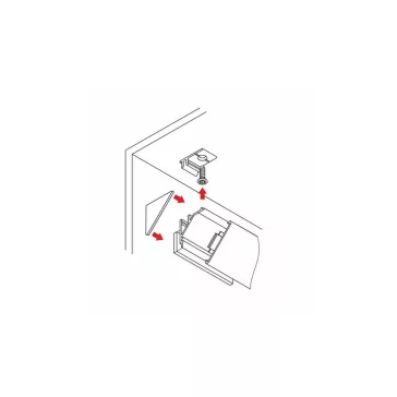 Led profil Corner Line rögzítő clip