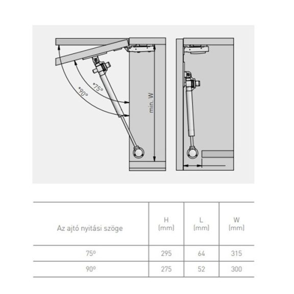Fékes gázteleszkóp 80N