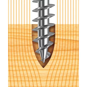 Csavar Mustad Fa-forgácslap PZ horgany 3x16mm