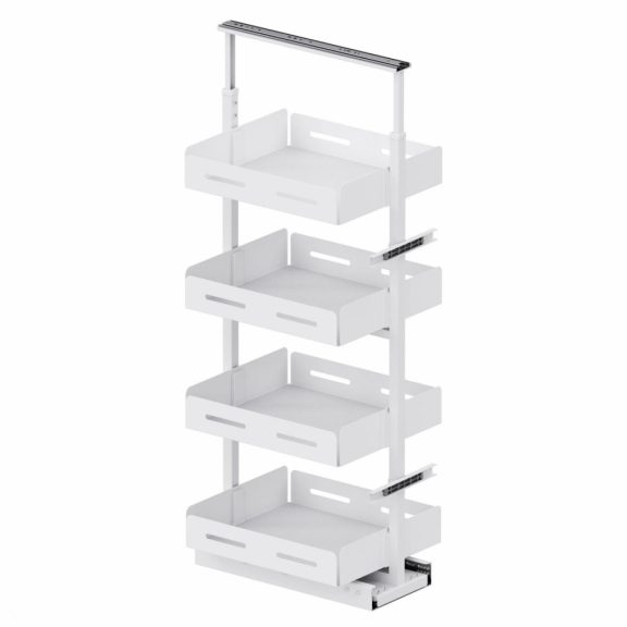 Konyhai kamra Starax Unique 1400-1700mm fékes fehér 300mm