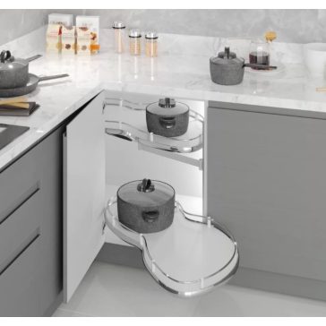 Konyhai vese tálca R jobbos fehér-króm 600mm