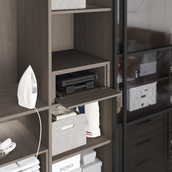 Kihúzható vasalódeszka R antracit