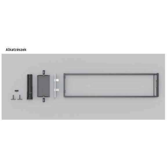 Konyhai kamra C antracit 300mm