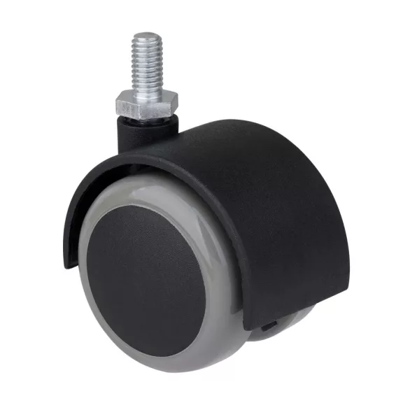 Bútorkerék M8-as csappal 50 mm átmérőjű 50 kg teherbírású
