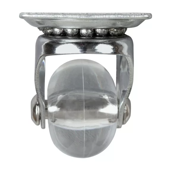 Forgószerkezet kereke átmérő 35 mm teherbírás 30 kg átlátszó