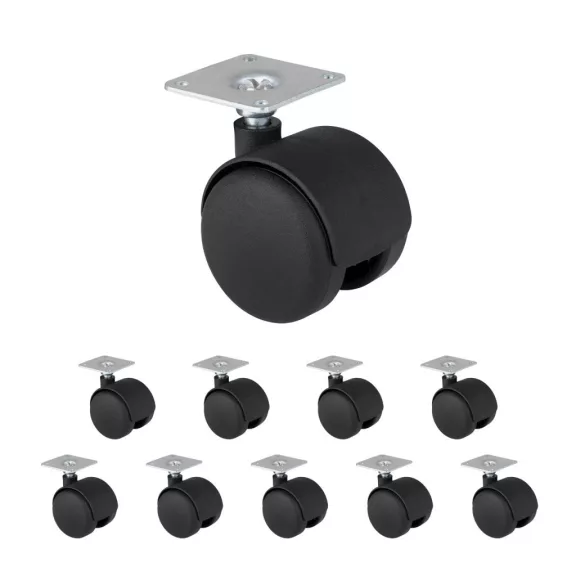 Bútorkerék talppal átmérő 50 mm teherbírás 45 kg