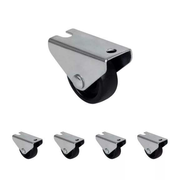 Szekrénygörgő puha padlóhoz átmérő 25 mm teherbírás 40 kg