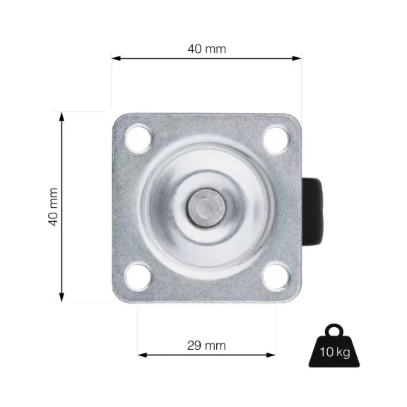 Szerszámkerék puha padlókhoz átmérő 25 mm