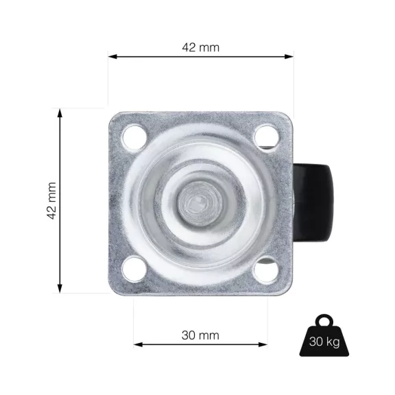 Szerszámkerék puha padlókhoz átmérő 32 mm