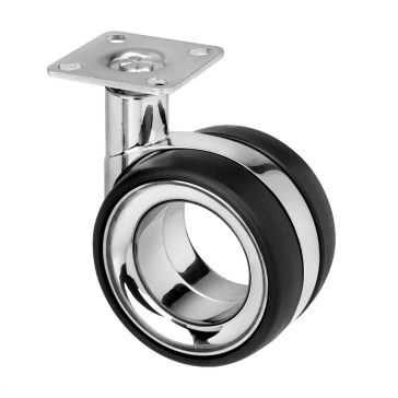   Design bútorgörgő 75 mm átmérőjű talppal ellátott forgó teherbírás 85 kg