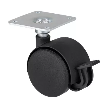 Bútorkerék fékkel átmérő 40 mm teherbírás 25 kg