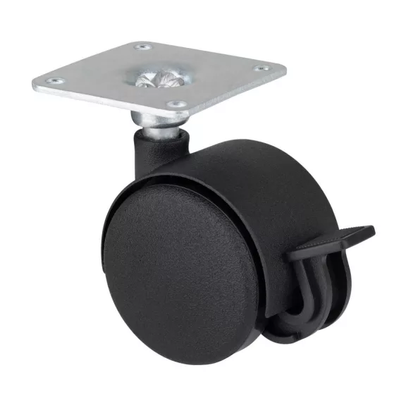 Bútorkerék fékkel átmérő 40 mm teherbírás 25 kg