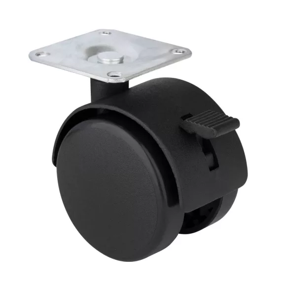 Bútorkerék fékkel átmérő 50 mm teherbírás 45 kg