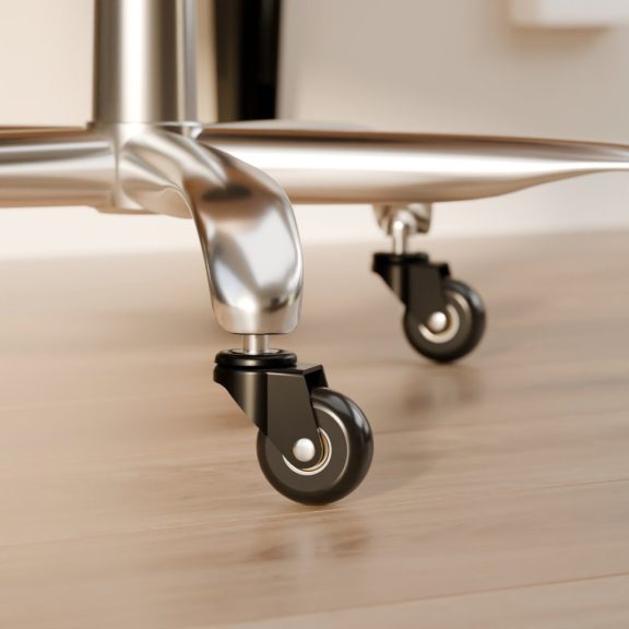 Irodai görgő átmérő 50 mm csapátmérő 11 mm fekete teherbírás 50 kg 5 db.