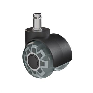   Kancelářské kolečko průměr 50 mm s čepem průměr 11 mm átlátszó nosnost 60 kg 5 ks