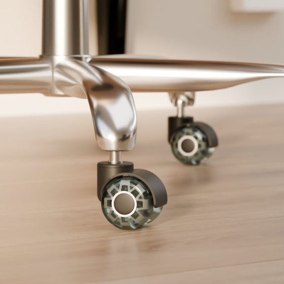 Kancelářské kolečko průměr 50 mm s čepem průměr 11 mm átlátszó nosnost 60 kg 5 ks