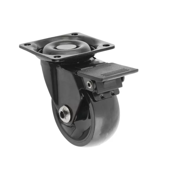 Műszerkerék átmérője 50 mm forgatható lemezzel fékkel teherbírás 40 kg