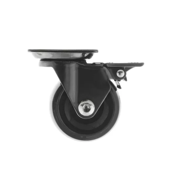 Műszerkerék átmérője 50 mm forgatható lemezzel fékkel teherbírás 40 kg