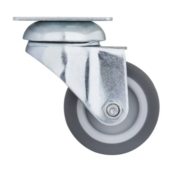 Fekete talpas forgógörgő kemény padlóra 50 mm átmérővel