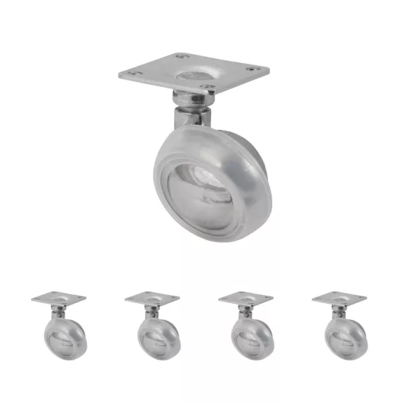 Bútorgörgő puha padlóra 40 mm átmérőjű talppal