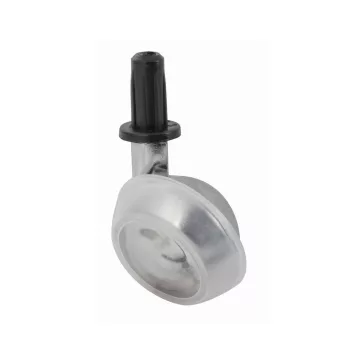   Bútorkerék forgó puha padlóra 50 mm átmérőjű perselyes