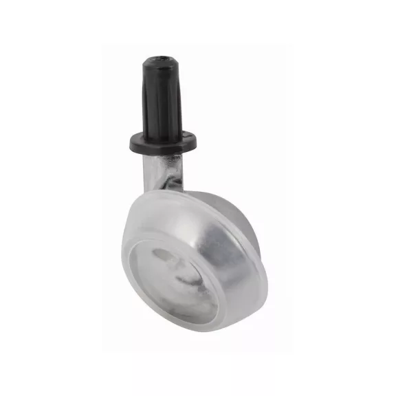 Bútorkerék forgó puha padlóra 50 mm átmérőjű perselyes