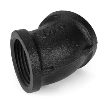 Walteco Rusticline könyök 3/4", 45°, RT-4, fekete