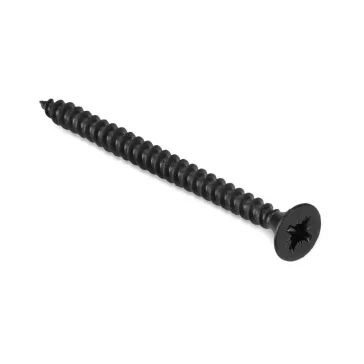   Walteco 4,5x60 mm átmérőjű csavarok, 6x50 mm átmérőjű tiplik, RT-49, fekete/szürke, 16+16 db