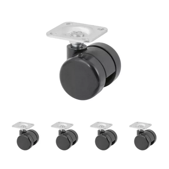 Bútorkerék talppal 35 mm átmérőjű teherbírás 70 kg