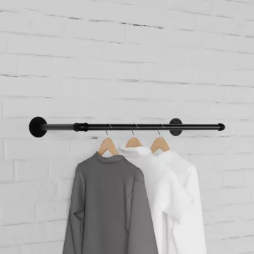 Walteco MIA - Rusticline fali ruhaakasztó rúd, 820 mm