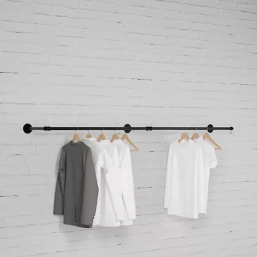 Walteco MIA - Rusticline fali ruhaakasztó rúd, 2160 mm
