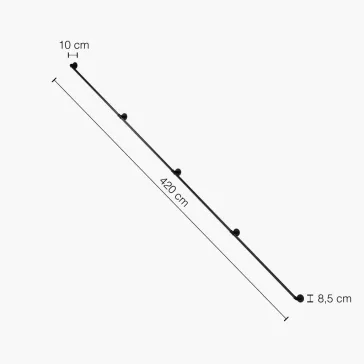 Walteco ZENA - Rusticline lépcsőkorlát 4200 mm