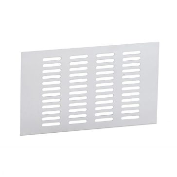 Szellőzőrács 120x200mm eloxált alumínium