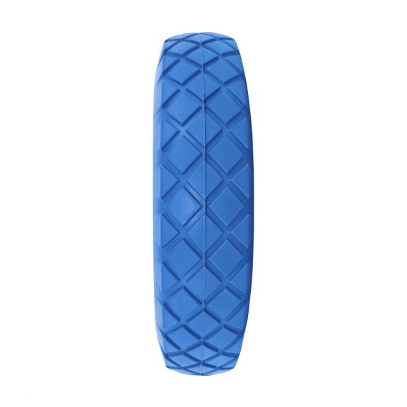 Defekttűrő kerék átmérő 390 mm tengelyátmérő 20 mm kék gumi teherbírás 200 kg