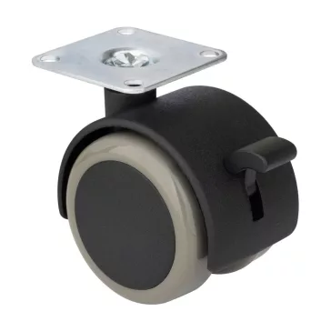 Bútorkerék fékkel átmérő 50 mm teherbírás 50 kg