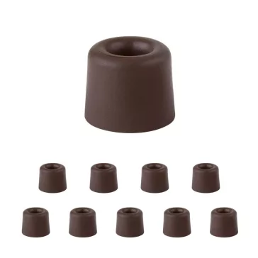 Ajtóütköző átmérő 295x25mm csavarozható barna