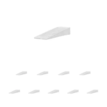 Ajtóék 98x13x40mm műanyag átlátszó