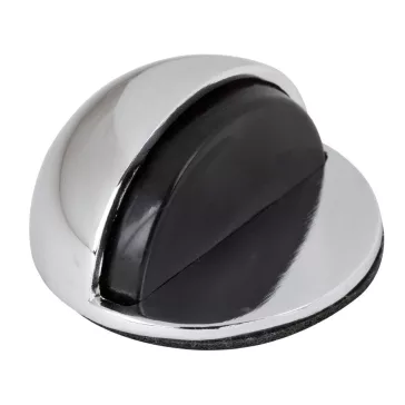 Ajtóütköző 45x24 mm átmérőjű öntapadós krómozott