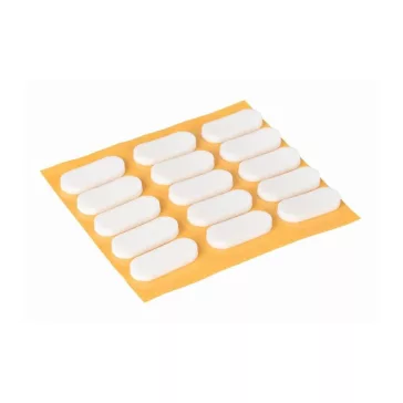 9x20 mm-es lengéscsillapító öntapadós fehér