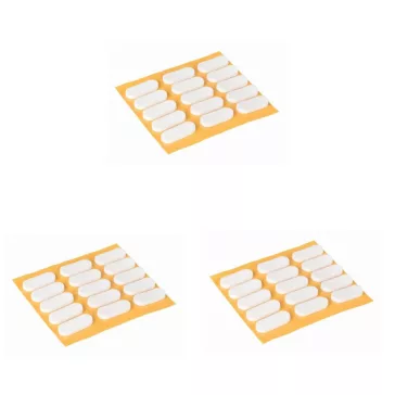 9x20 mm-es lengéscsillapító öntapadós fehér