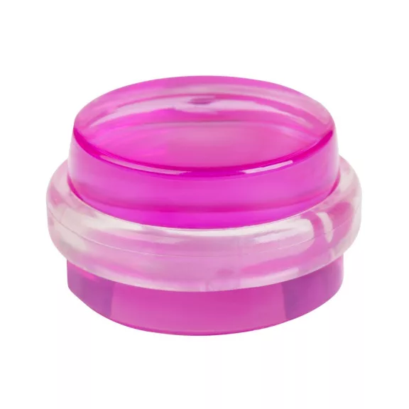 Ajtóütköző átmérő 38x21mm öntapadós rózsaszín